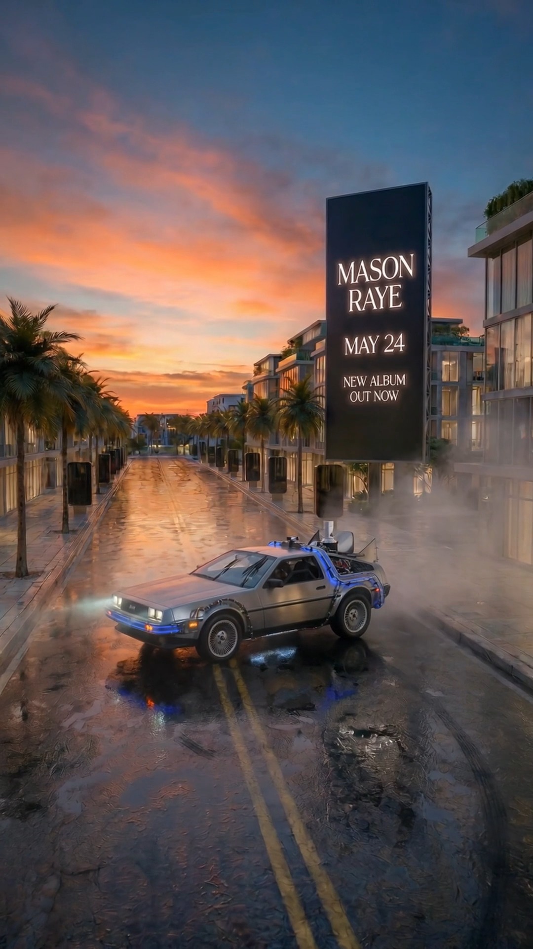 The wait is over. ⚡

BACK TO ME is officially OUT NOW.

The signal made it back from the past… 
and now it’s yours.

Streaming everywhere — Spotify, Apple Music, Amazon Music & more.

www.masonraye.eu

#MasonRaye #BackToMe #OutNow #NewAlbum #May24 #80sVibes #Delorean #Synthwave #Spotify #AppleMusic #AmazonMusic #FYP #nowstreaming